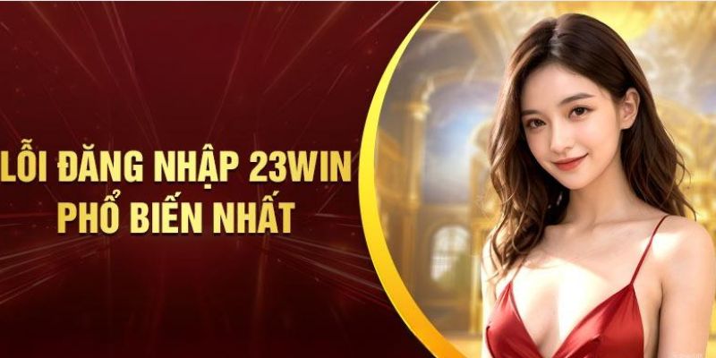 Các vấn đề thường xảy ra khi đăng nhập 23WIN